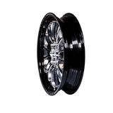 Keizer VEELVOUD Skinnies Rear one  piece Honda Drag Wheel - Black Barrel