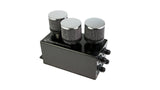 SpeedFactory Racing 3-Filter Oil Catch Can - Black Edition