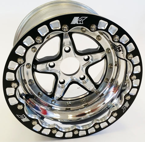 Keizer "Verbrand" Honda Drag Wheel - Chrome Barrel