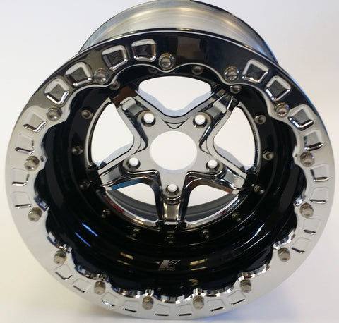 Keizer "Verbrand" Honda Drag Wheel - Black Barrel