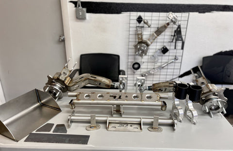 S1 BUILT Complete AWD Kit: Alpha6 Drag AWD/RWD/FWD Rear Trailing Arms with Tubular style Rear Diff Mount Kit and Billet Forks