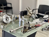 S1 BUILT Complete AWD Kit: Alpha6 Drag AWD/RWD/FWD Rear Trailing Arms with Delta7 Rear Diff Mount Kit and Billet Forks