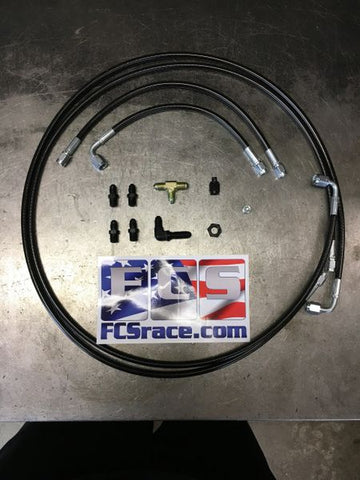 FCS RACE rear hand brake tucked line kit