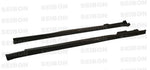 SEIBON TR-STYLE CARBON FIBER SIDE SKIRTS FOR 1996-2000 HONDA CIVIC 2DR/HB