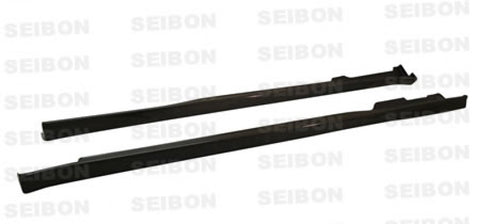 SEIBON TR-STYLE CARBON FIBER SIDE SKIRTS FOR 1996-2000 HONDA CIVIC 2DR/HB