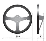 Sparco Strwhl Monza L550 Suede Blk/Bl