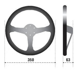 Sparco Strwhl 345 Leather Black