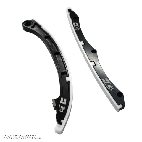 Drag Cartel K-SERIES K20 and K24 Billet Chain Guide Kit Includes Both Fixed And Pivoting Guides
