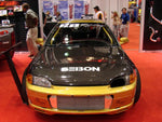 SEIBON OEM-STYLE CARBON FIBER HOOD FOR 1992-1995 HONDA CIVIC 2DR/3DR