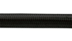 Vibrant Black Nylon Braided Flex Hose