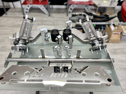 S1 BUILT Complete AWD Kit: Cast Aluminum AWD/RWD/FWD Rear Trailing Arms with Delta7 Rear Diff Mount Kit and Billet Forks