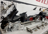 S1 BUILT Complete AWD Kit: OEM style AWD/RWD/FWD Rear Trailing Arms with Delta7 Rear Diff Mount Kit and Billet Forks